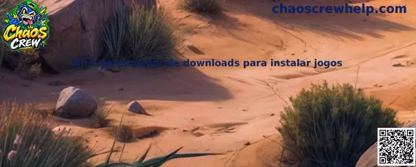 Abrir gerenciador de downloads para instalar jogos