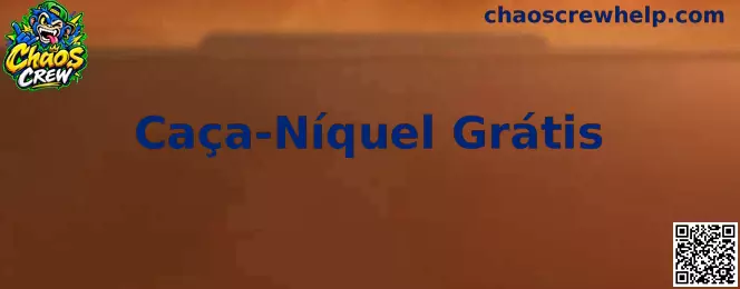 Interface do jogo Chaos Crew caça-níquel grátis