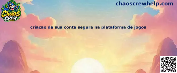 Criação de conta segura