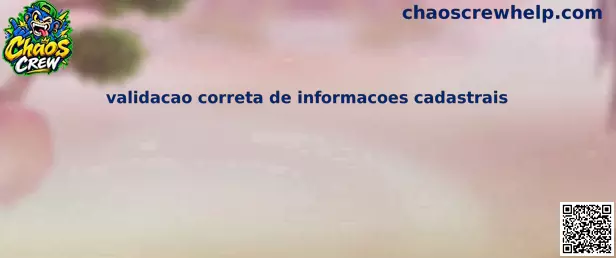 Validação de Cadastro