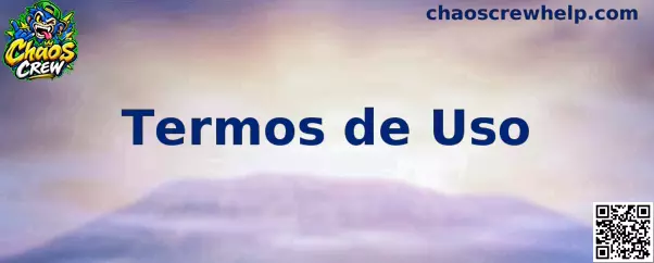 Termos e Condições Chaos Crew Ilustração Principal